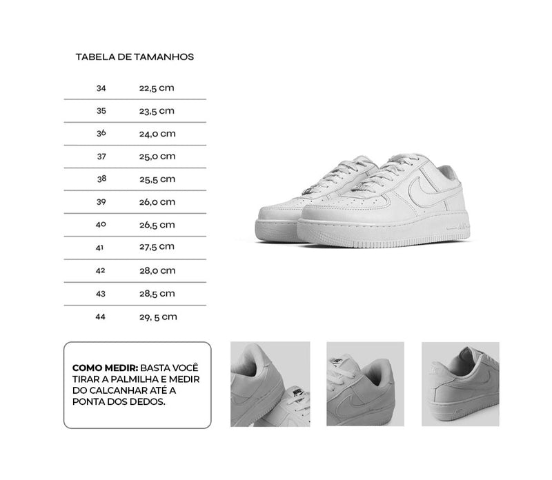 Tênis Nike Air Force 1 - Branco