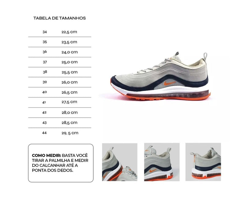 Tênis Nike Air Max 97 - Cinza