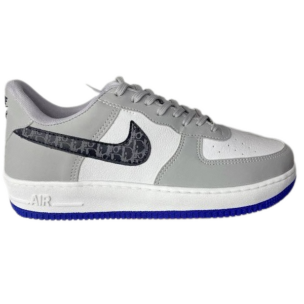 Tênis Nike Air Force 1 Dior - Cinza