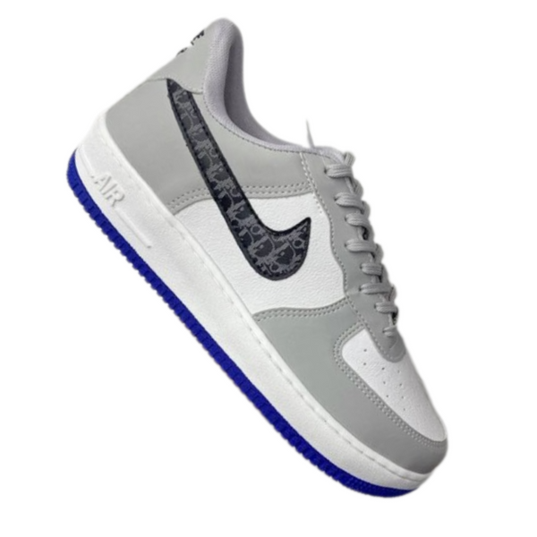 Tênis Nike Air Force 1 Dior - Cinza