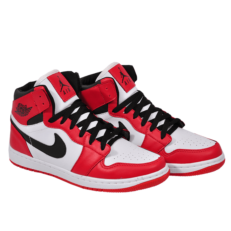 Tênis Nike Air Jordan 1 Retro - Vermelho/Branco