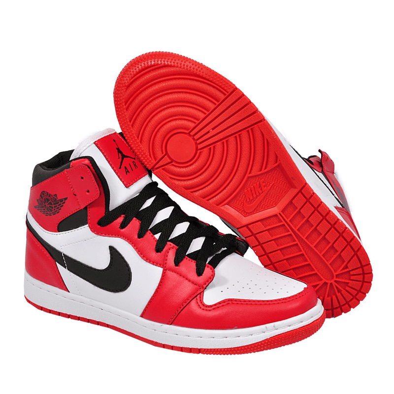 Tênis Nike Air Jordan 1 Retro - Vermelho/Branco