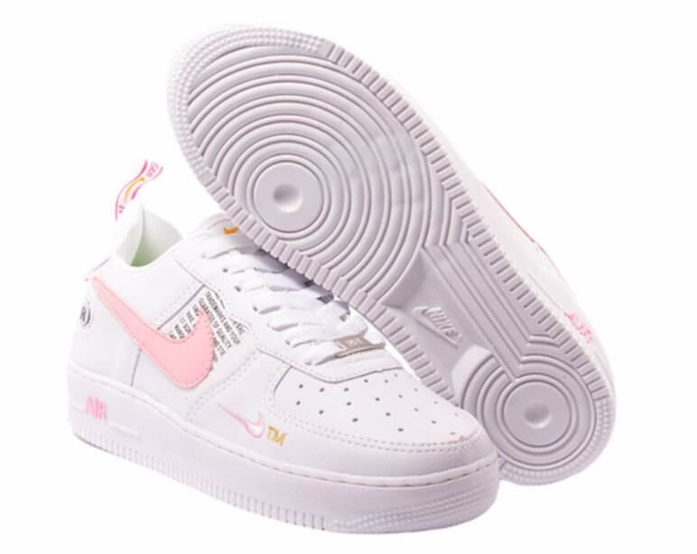 Tênis Nike Air Force 1 Off - Rosa