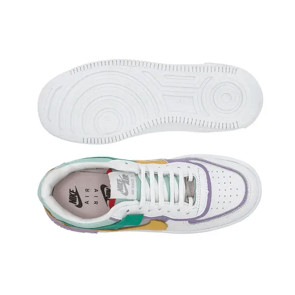 Tênis Nike Air Force 1 Shadow - Lilás / Amarelo / Verde