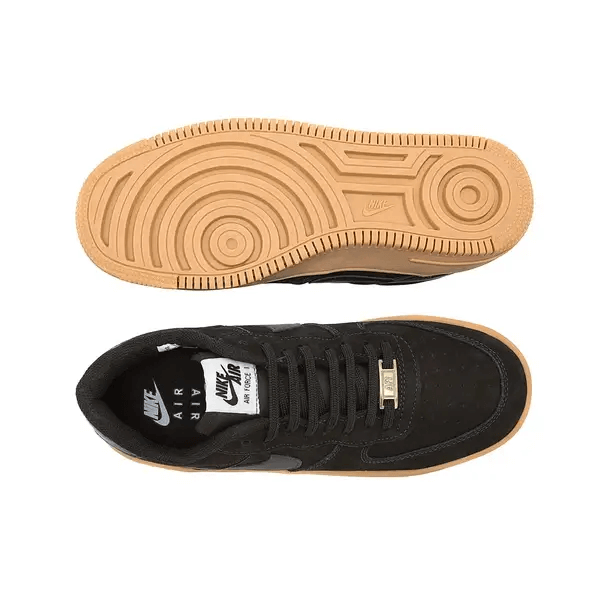 Tênis Nike Air Force 1 WB Camurça - Preto/Caramelo